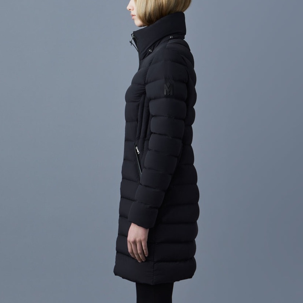 MACKAGE FARREN BLACK XS - BRAND NEW 360 DOWN STRETCH DOWN COAT - Picture 5 of 8